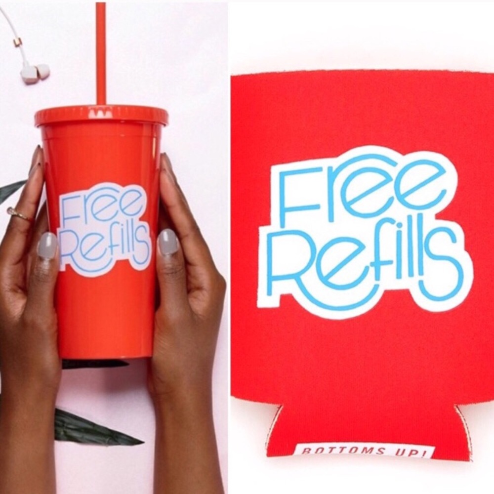 Ban.do tumbler and koozie